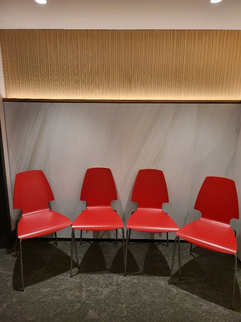 4 Red Chairs